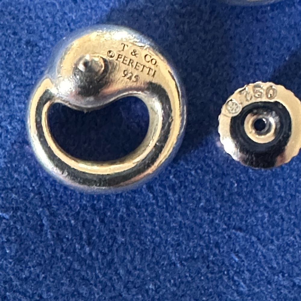 Tiffany & Co Elsa Peretti open circle earrings